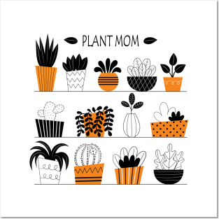 Plant mom Posters and Art